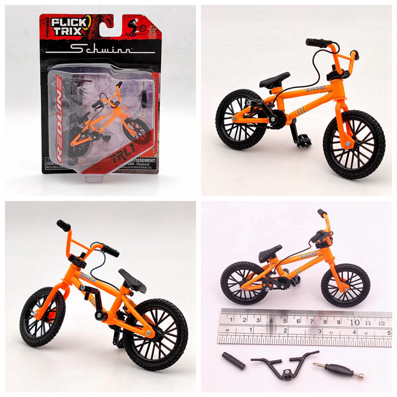 Premium Diecast Finger Bike FLICK TRIX - Miniature BMX Toy Bicycle Model for Kids & Collectors - Perfect Gift for Birthday, Party Favors & Desk Decor