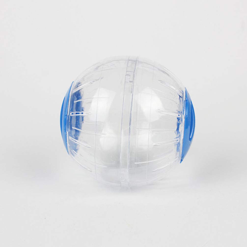 2 Pack Crystal Hamster Exercise Ball - Interactive Pet Toy for Small Animals, Hamsters, Gerbils - Transparent Running Wheel for Play & Exercise - Perfect for Cage Fun, Playtime & Indoor Activity