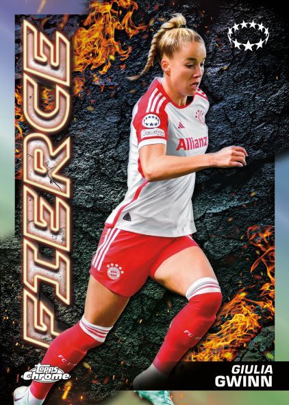 2023-24 Topps Chrome UEFA Women's Champions League Hobby Box - Collectible Soccer Trading Cards for Fans & Investors - Perfect for Card Collecting, Fantasy Leagues & Sports Memorabilia Displays