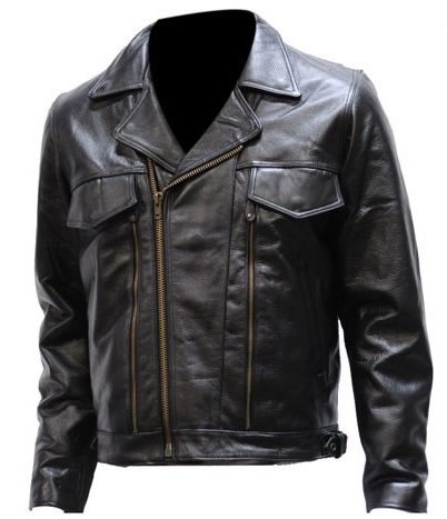 Men's Vented Leather Motorcycle Jacket with Removable Lining - Perfect for Riding, Commuting & Outdoor Adventures