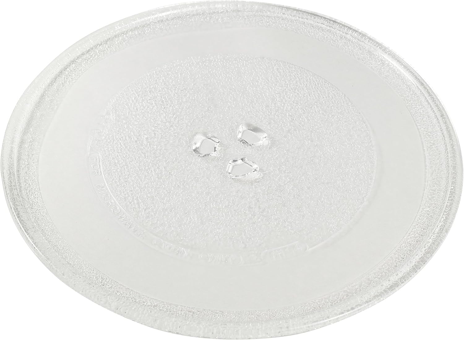 HQRP 10 Inch Microwave Turntable Plate - Durable Glass Rotating Tray for Microwave Oven - Perfect for Even Heating, Defrosting, and Cooking Meals
