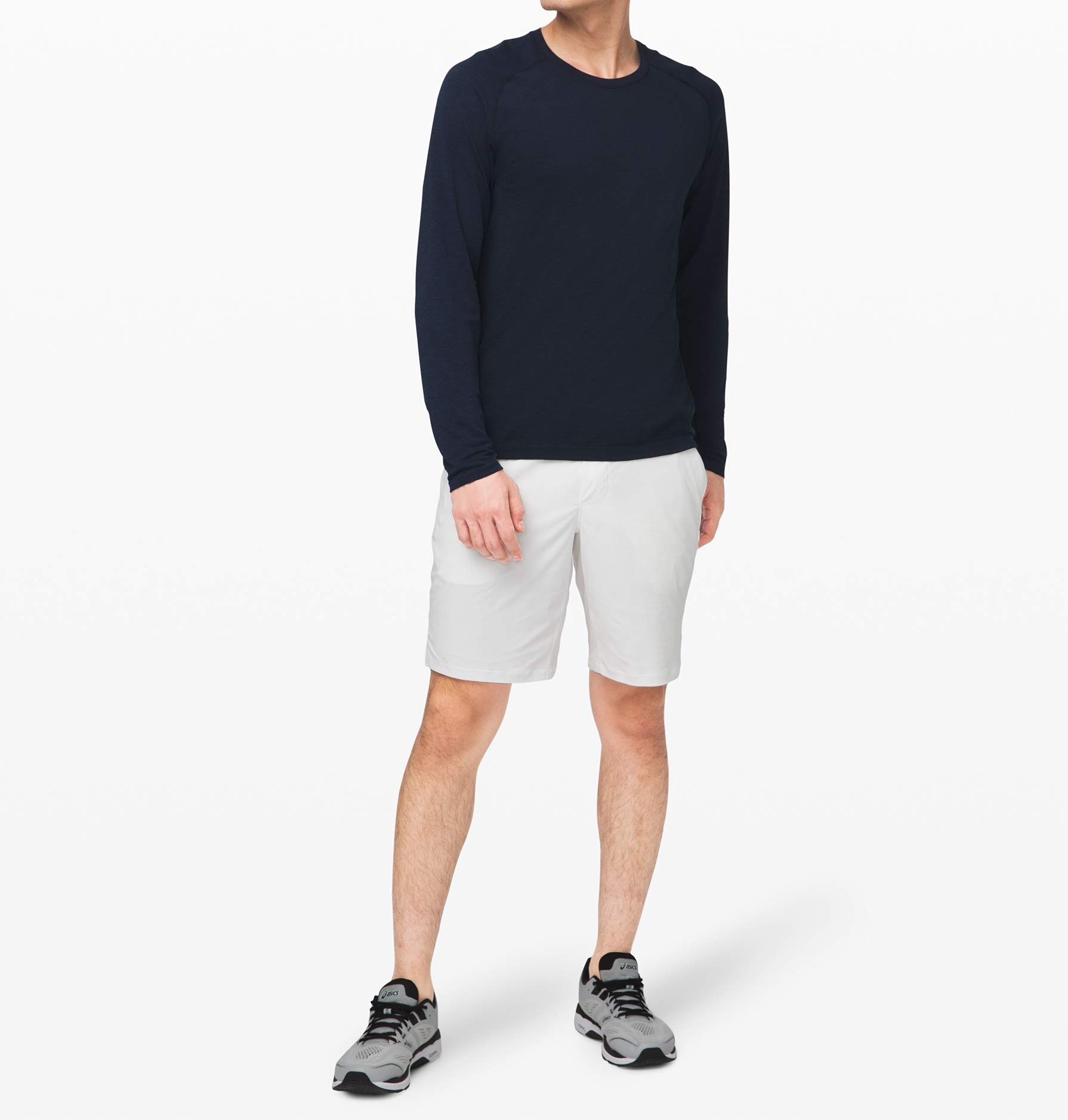 Lululemon Men's Metal Vent Tech Long Sleeve Shirt - Moisture-Wicking Workout Top for Running, Gym & Yoga | Breathable Performance Shirt for Active Men