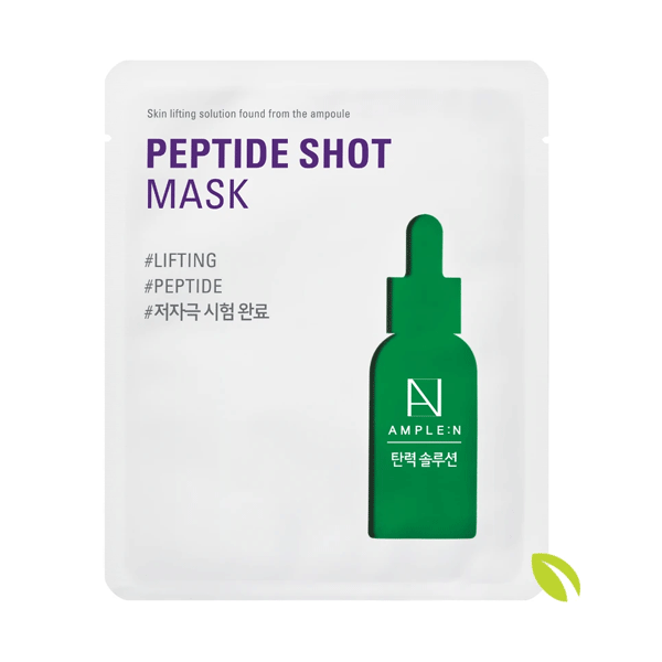 AMPLE:N Peptide Shot Mask 5-Pack - Anti-Aging Face Sheet Mask for Hydration & Wrinkle Reduction | Perfect for Skincare Routine & Spa Night