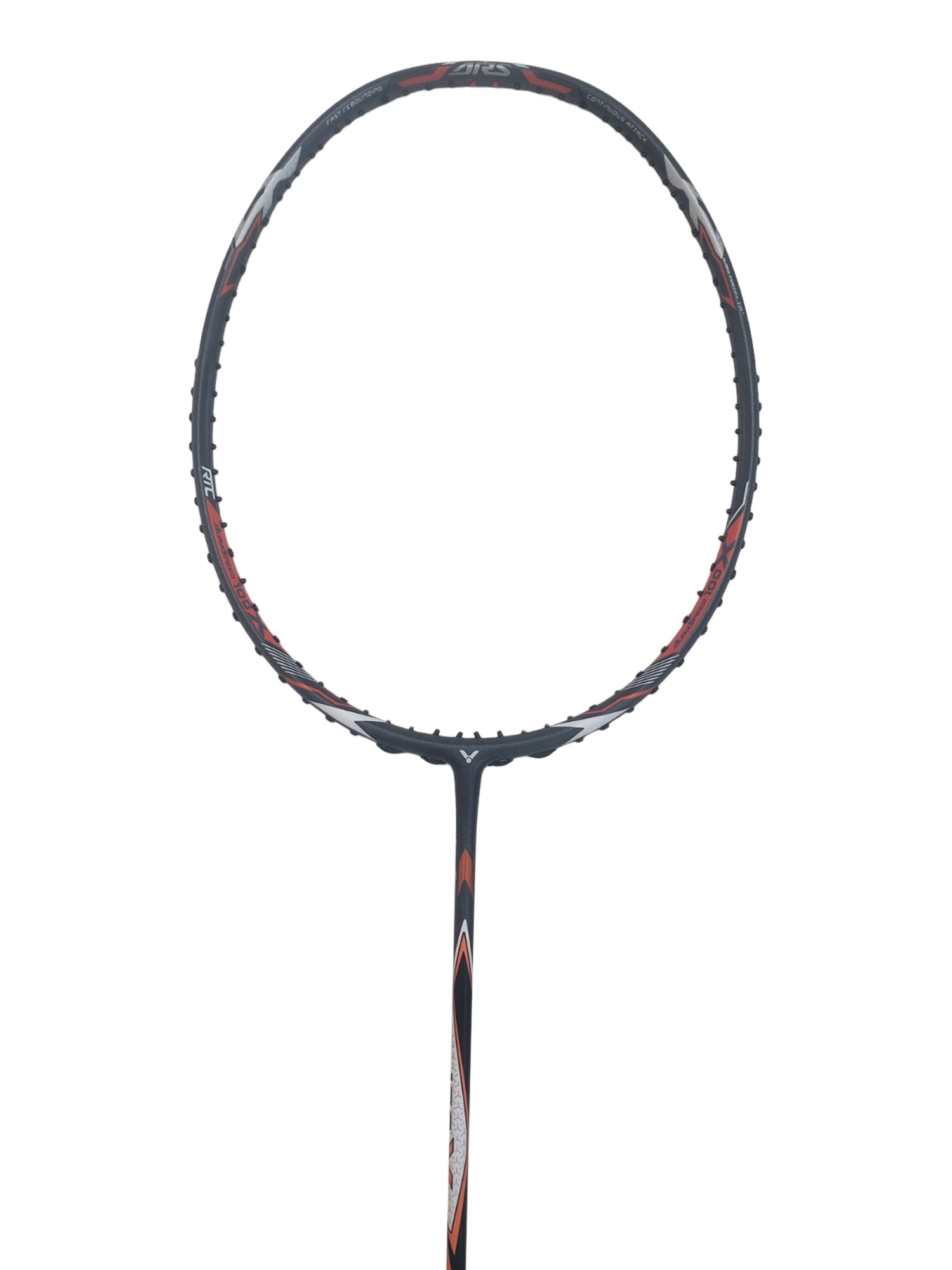 Victor Auraspeed 100X Badminton Racket - Lightweight Carbon Fiber Shuttlecock Racket for Professional & Recreational Players - Perfect for Tournaments, Training & Backyard Games