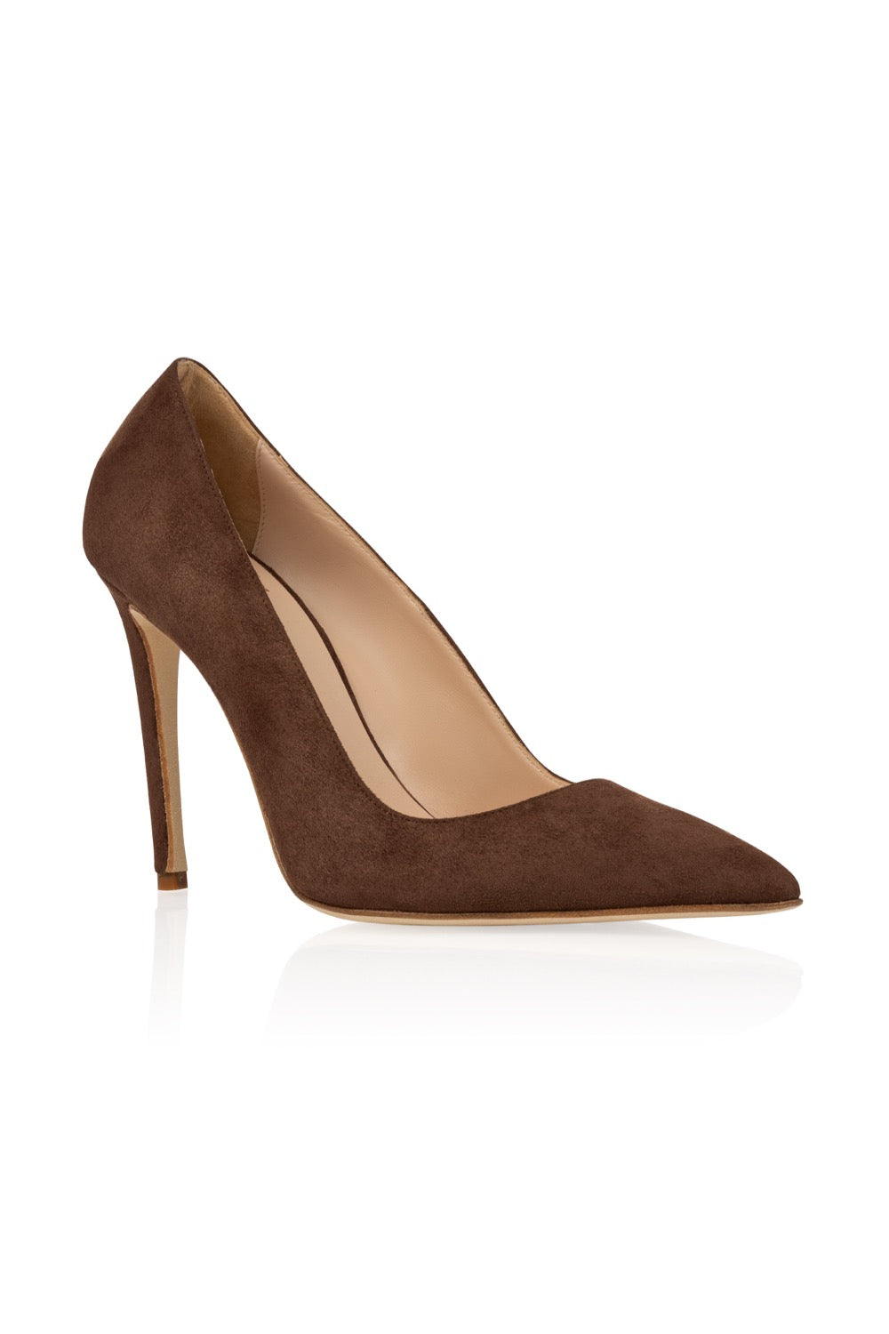 Nina Women's Nude High Heel Pumps - Classic Pointed Toe Dress Shoes for Office, Party & Wedding