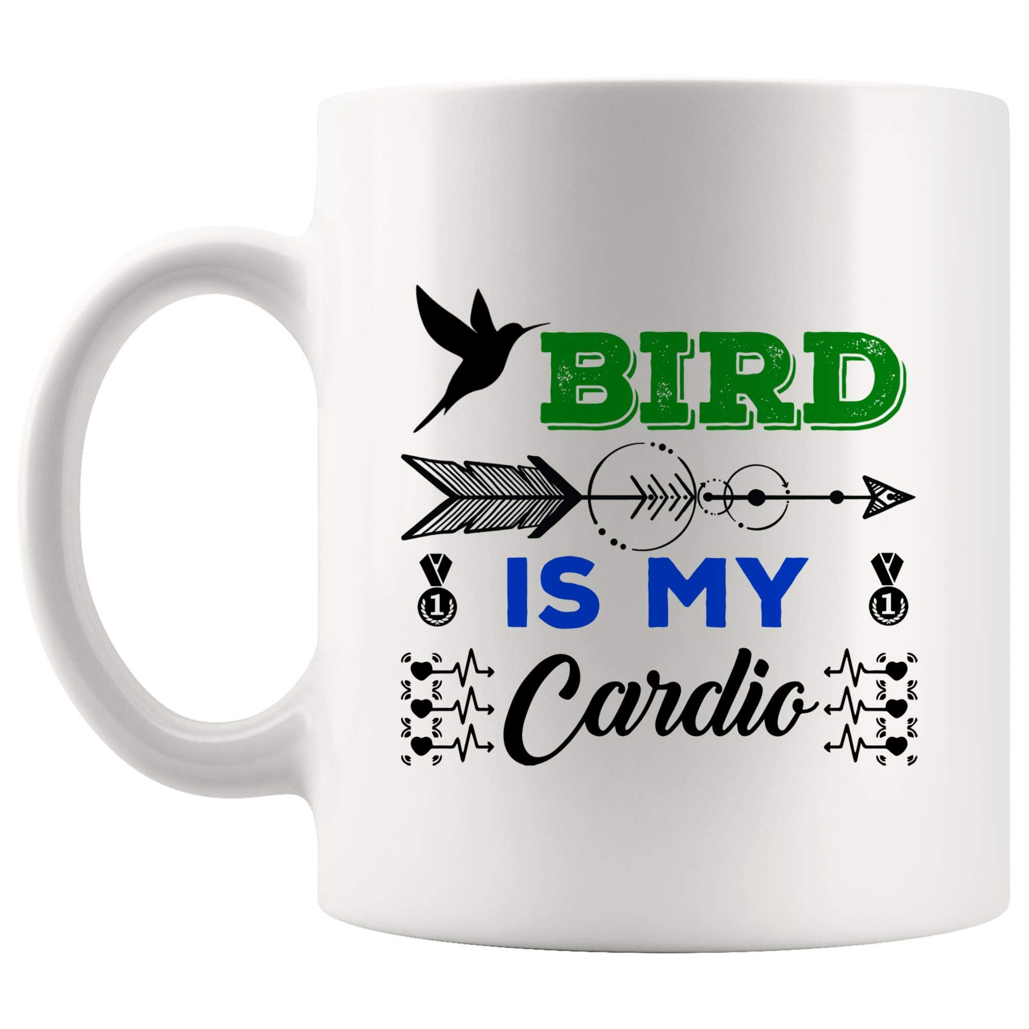 Funny Bird Watching Coffee Mug - Cute Farm Animal Design for Tea & Coffee Lovers - Perfect Gift for Men, Women, Kids, Bird Enthusiasts & Farmers - Great for Birthday, Mother's Day, Father's Day & Farmhouse Decor
