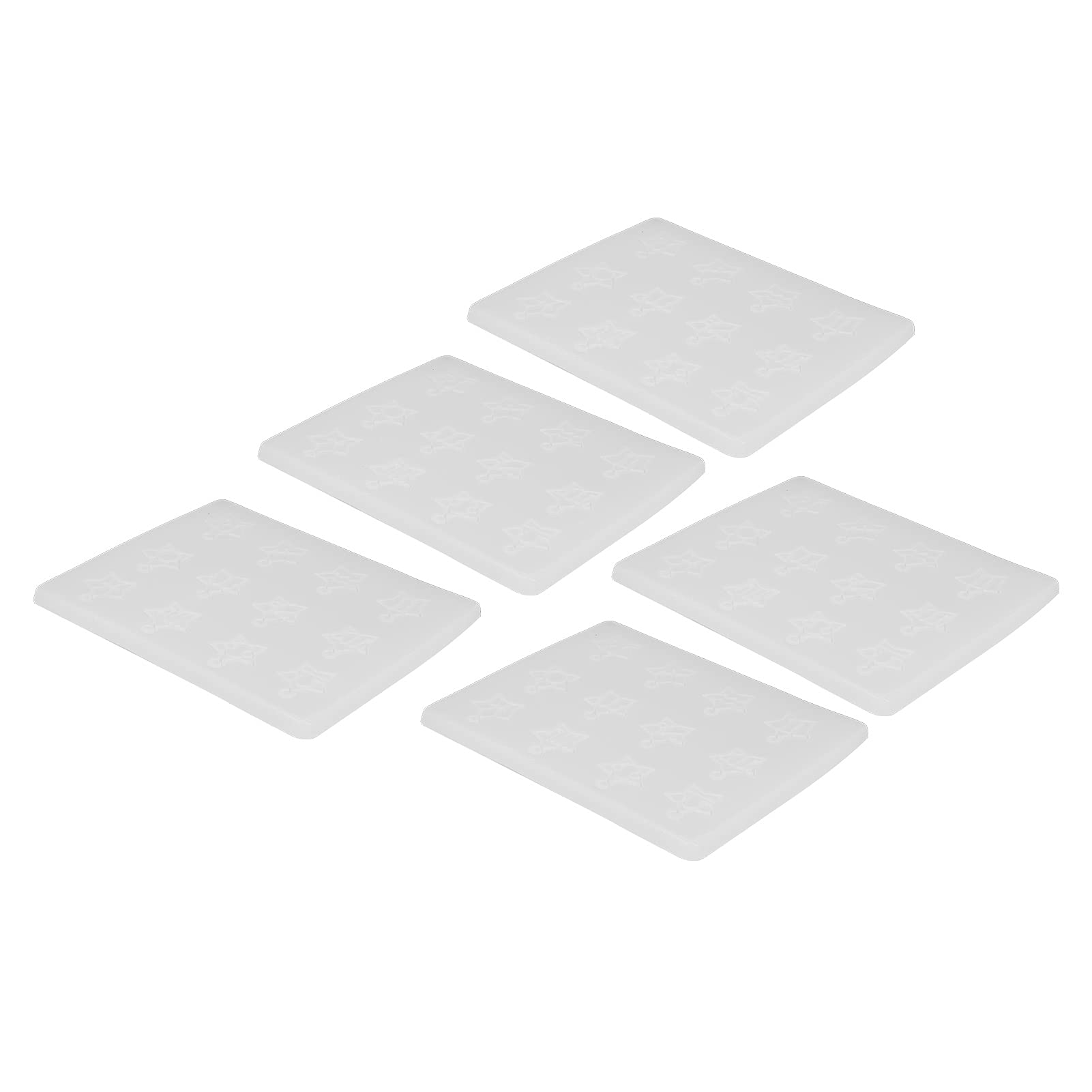 5Pcs Food-Grade Silicone Pendant Molds - Dishwasher Safe Baking Molds for Cake, Chocolate & Candy Making - Perfect for Home Bakers and DIY Dessert Decorations