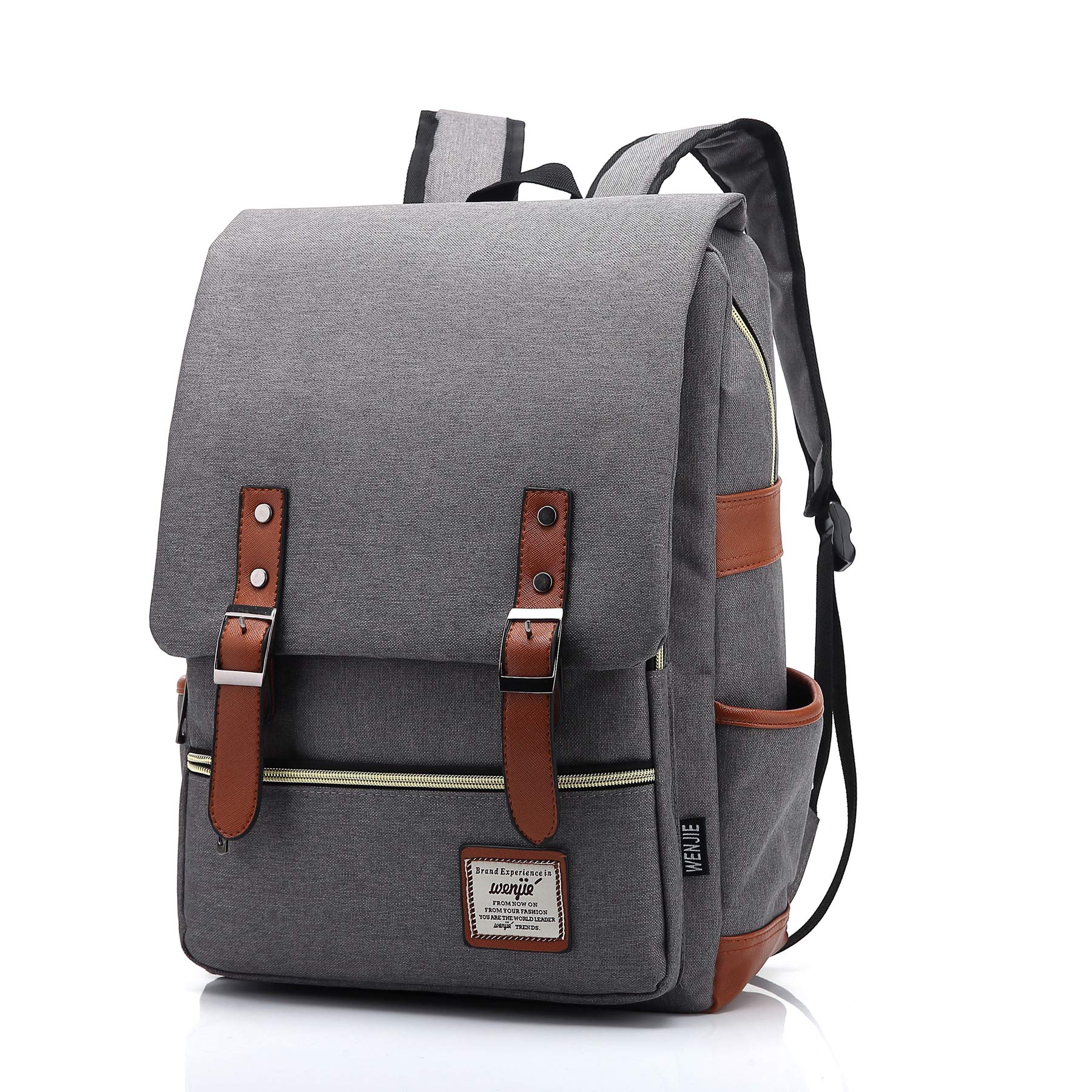 Vintage Unisex Laptop Backpack with USB Charging Port - Stylish Casual Daypack for College, Work & Travel | Perfect for Students, Professionals & Commuters
