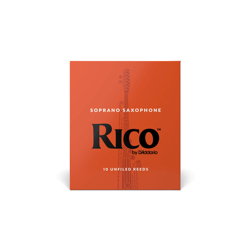D'Addario Rico Soprano Saxophone Reeds 3.0 Strength - Single Reed for Professional Sax Players - Perfect for Jazz, Classical & Solo Performances