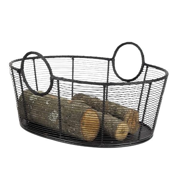 Achla Designs Harvest Basket - Handwoven Willow Basket for Farmers Market, Picnics & Home Decor - Perfect for Fresh Produce, Bread & Floral Arrangements