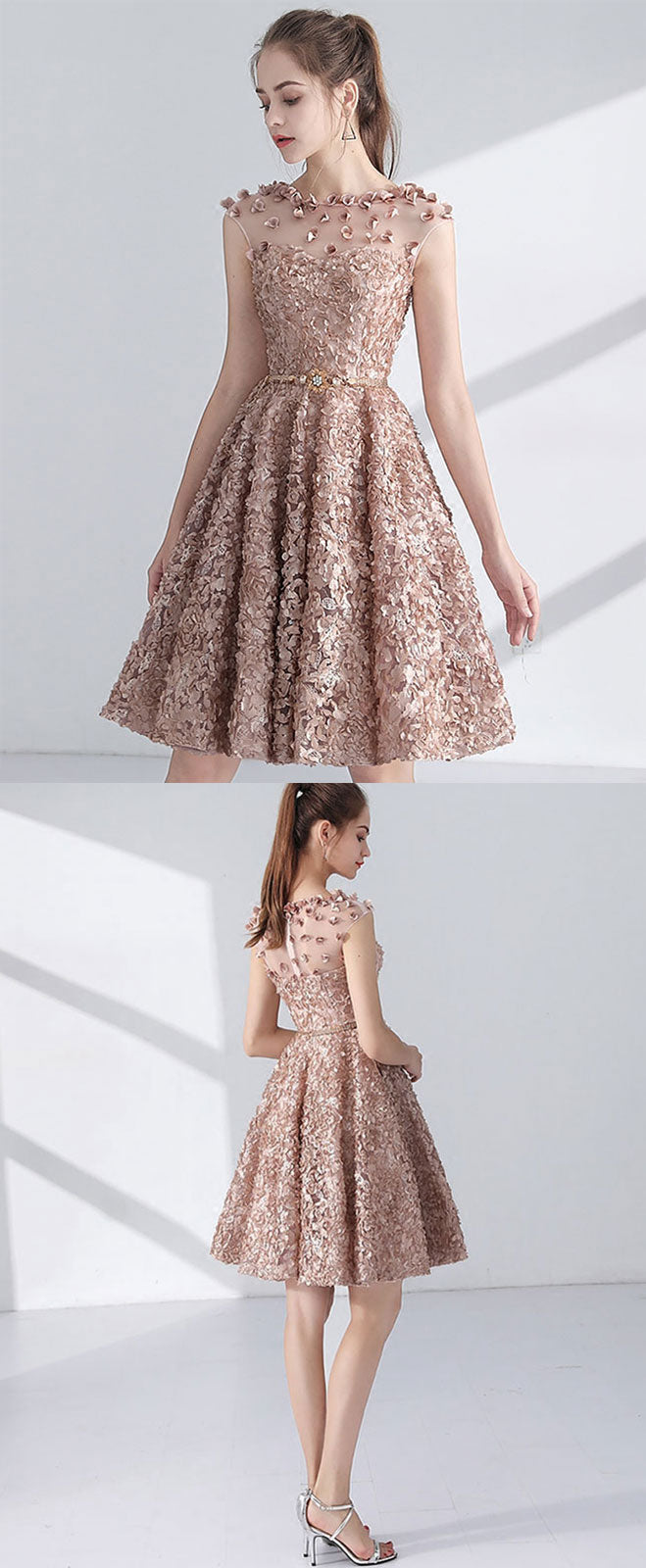 Elegant A-Line Short Prom Dress for Women - Flirty Homecoming Dress for Teens - Perfect for School Dances, Parties & Special Occasions