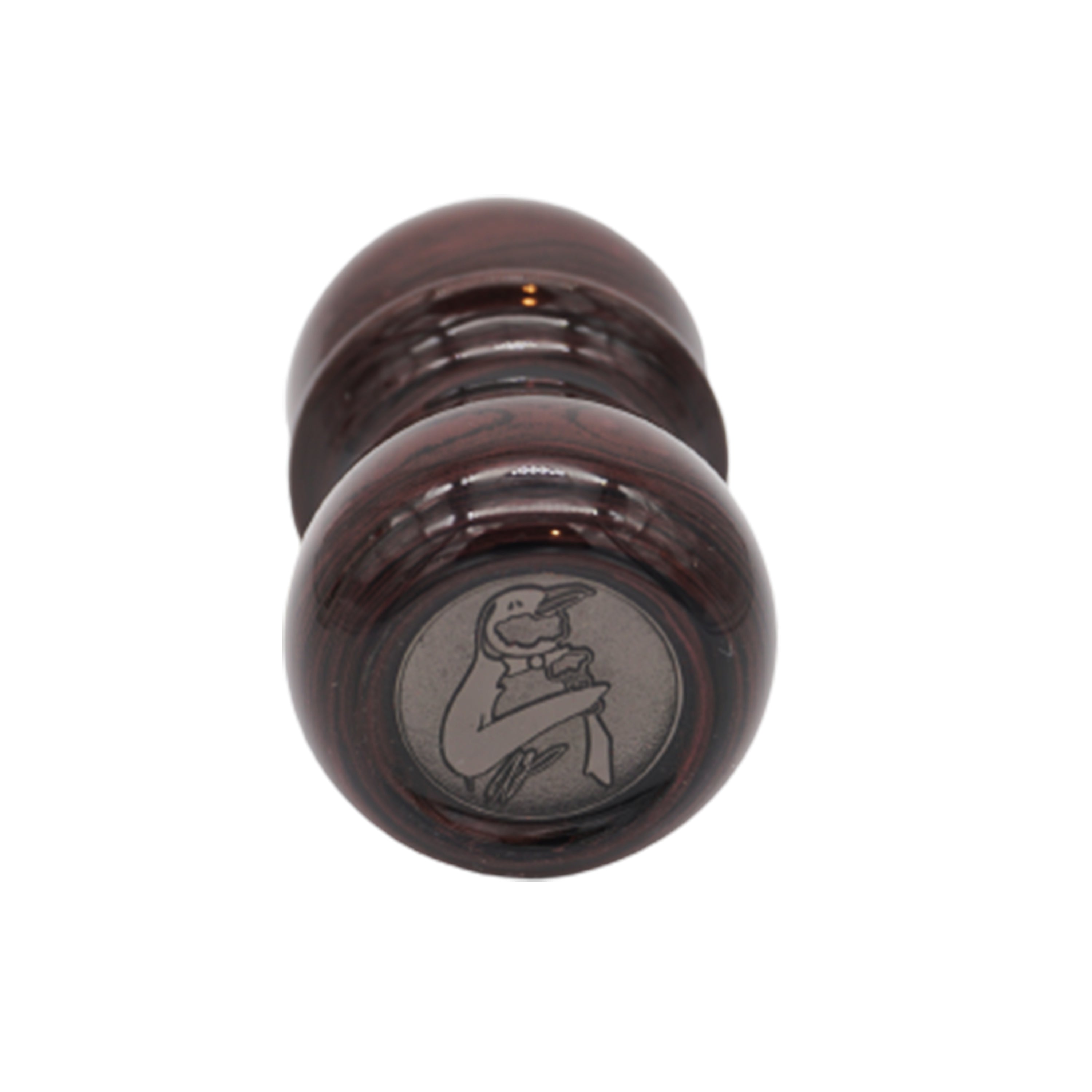 Premium Handcrafted Raspberry Ebonite Shaving Brush Handle - Fits 24mm & 26mm Knots - Perfect for Wet Shaving & Luxury Grooming Gifts