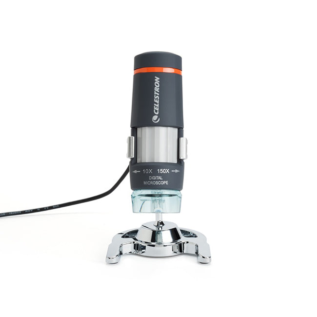 Celestron 44302 Deluxe Handheld Digital Microscope with 2MP Camera - Perfect for Coin Collecting, Jewelry Inspection & Science Education