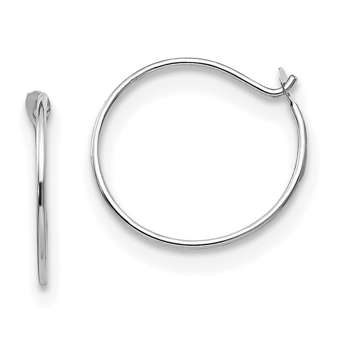 14K Gold Small Endless Hoop Earrings for Women - Dainty Minimalist Hoops, Everyday Wear, Gift for Her | Perfect for Work, Date Night & Special Occasions