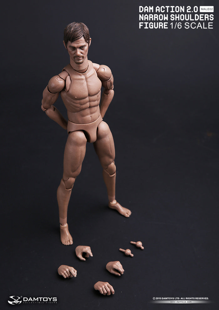 1/6 Scale Norman Reedus as Daryl Dixon Figure - The Walking Dead Collectible Action Figure with Narrow Shoulders for Display & Fan Collections - Perfect for Home Decor, Office Display, and TV Show Memorabilia