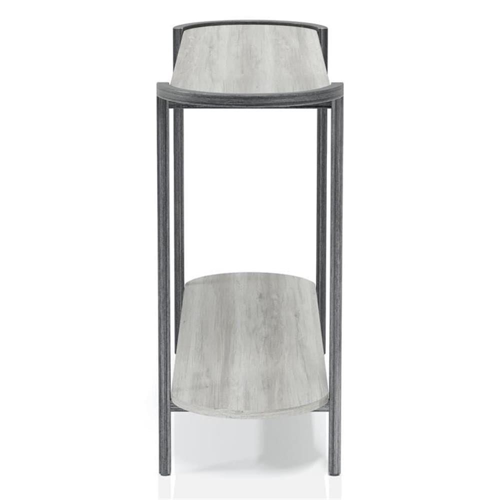 Mordicai Metal Coffee Table Set - Light Gray for Living Room Decor