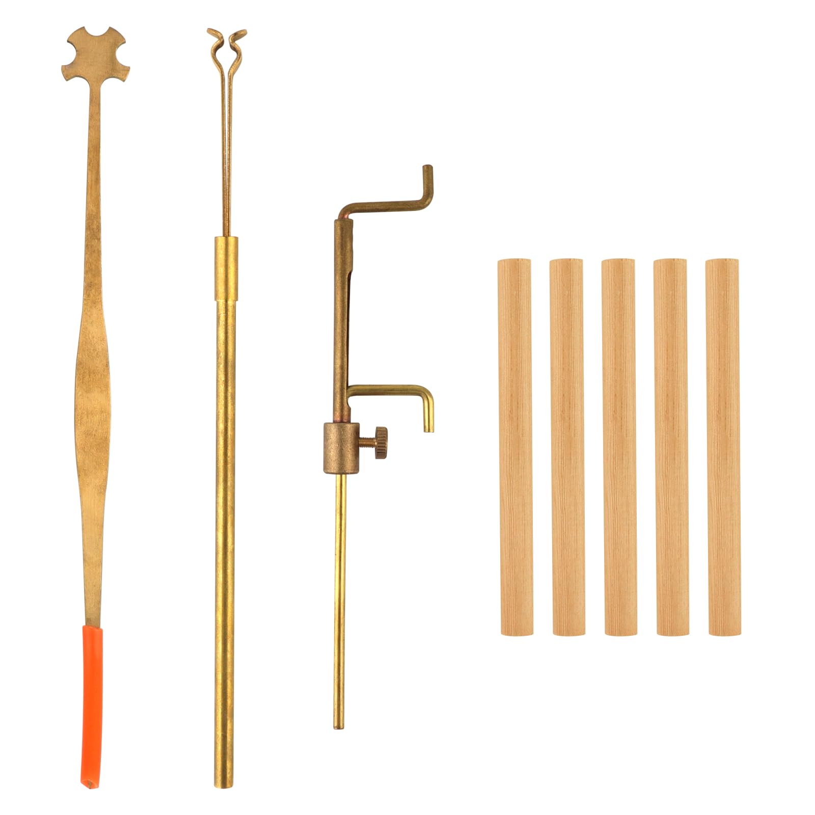 Professional Violin Sound Post Tool Set - Luthier Installation & Repair Kit with S-Style Setter, 5 Sound Posts, Gauge & Retriever Clip - Perfect for Violin Maintenance, DIY Repairs & Professional Instrument Care