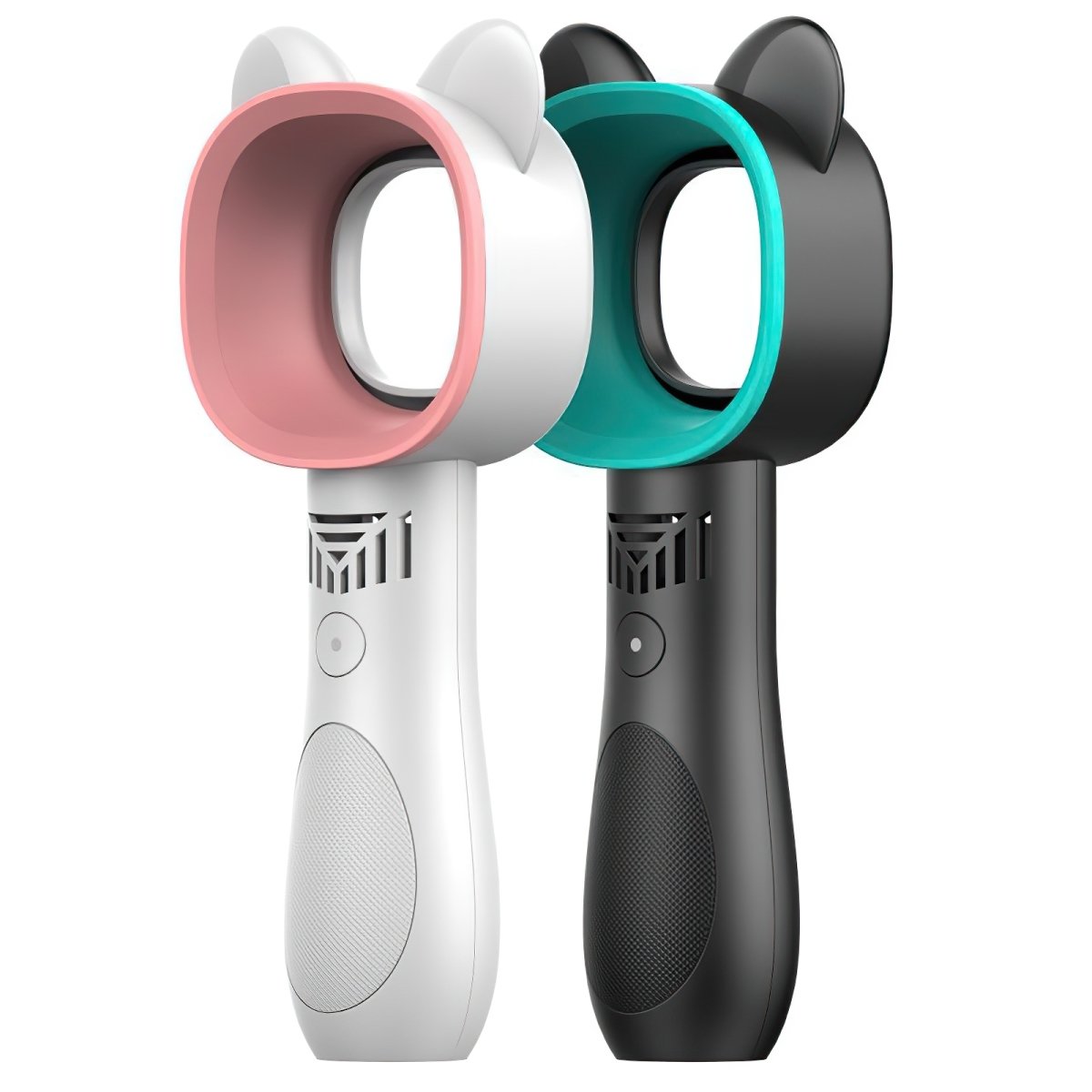 Rechargeable Portable Bladeless Handheld Fan for Cats - USB Powered Mini Cooling Fan for Pets, Travel, Office & Home Use