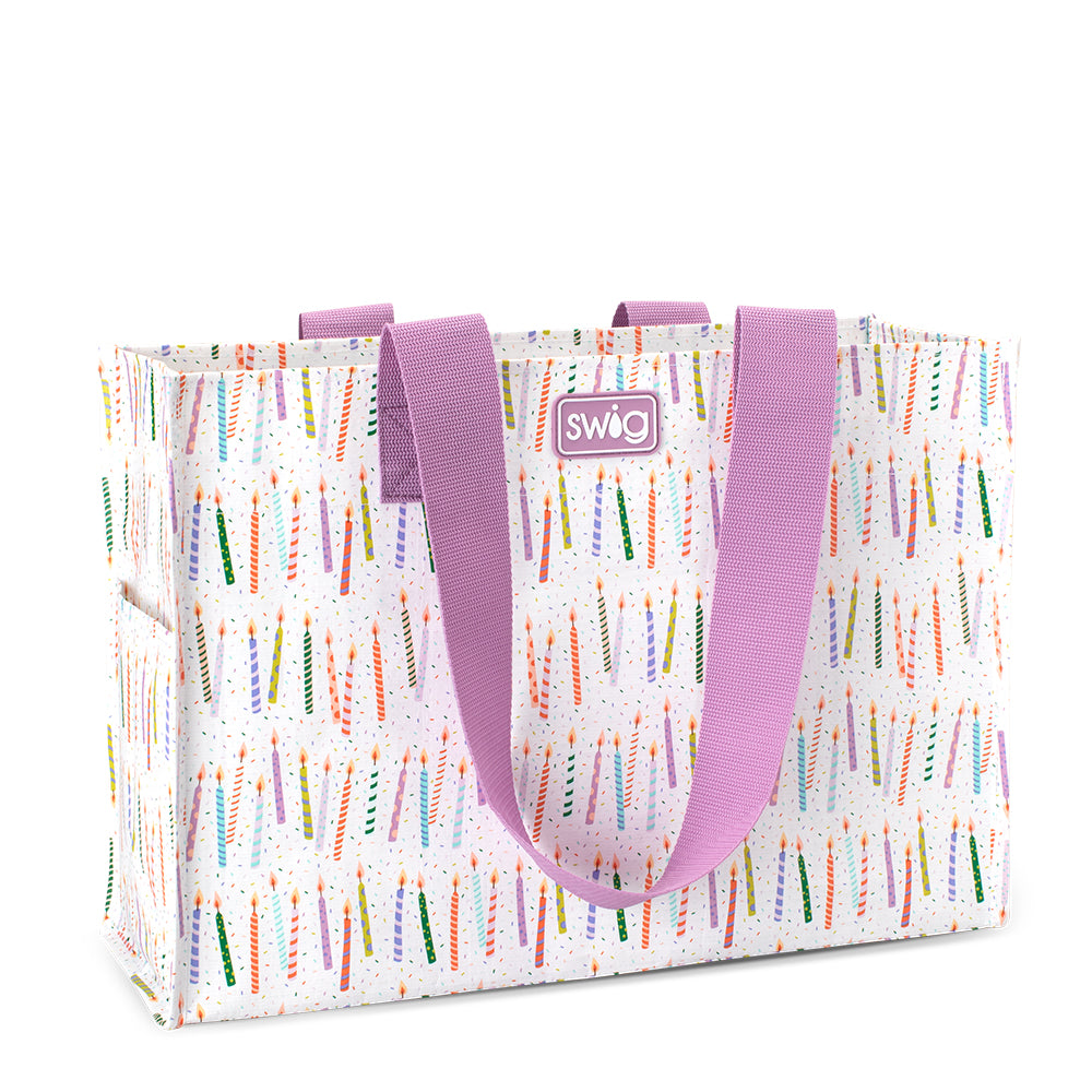 Make a Wish Reusable Grocery Bag - Large Eco-Friendly Shopping Tote for Groceries, Beach, Picnics & Daily Use