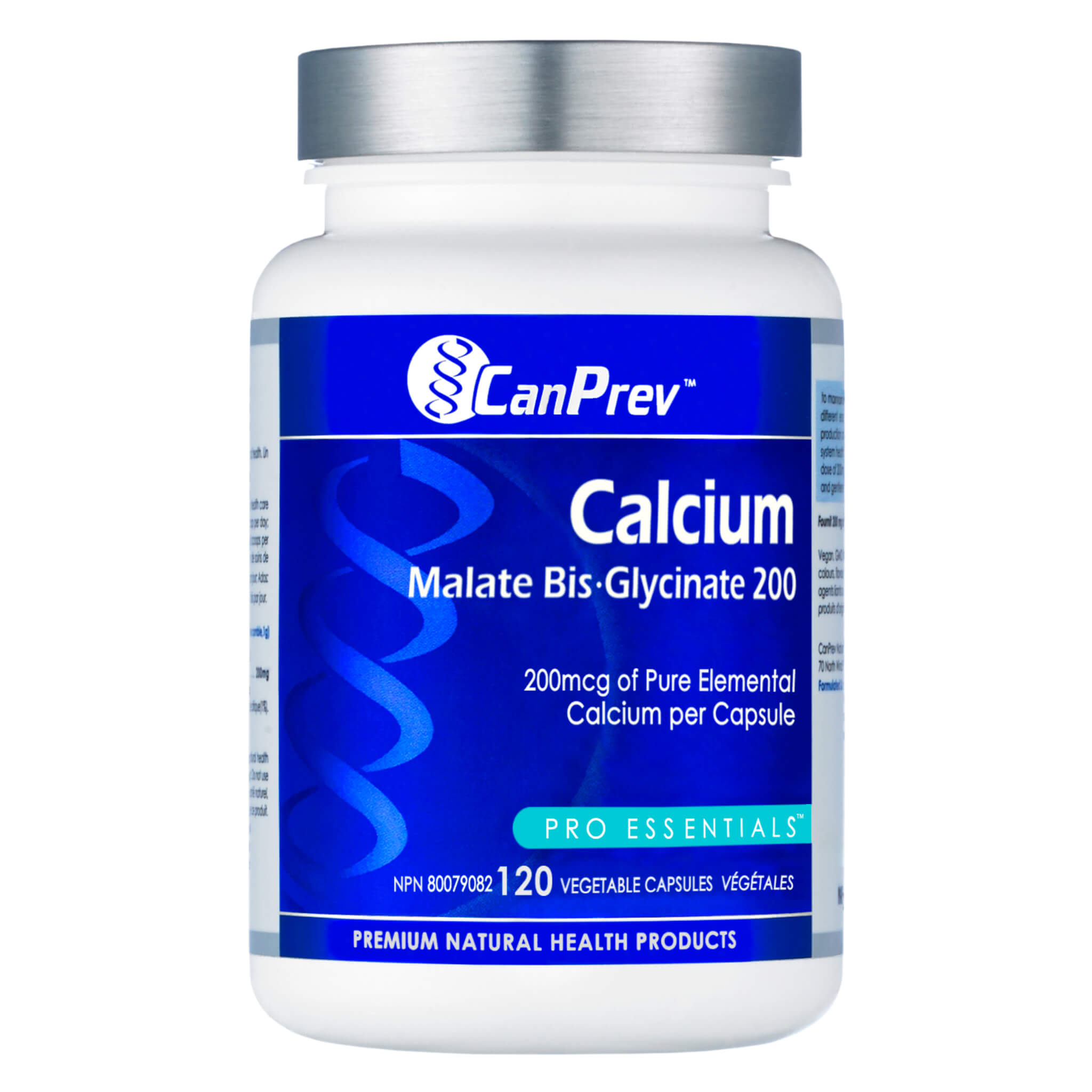 Best Calcium Malate Bis Glycinate 200mg Supplement - High Absorption Calcium for Bone Health & Muscle Support - Ideal for Adults, Seniors & Active Lifestyles