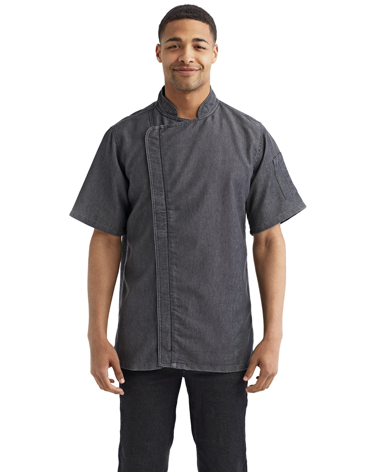 Reprime RP906 Unisex Short Sleeve Chef Jacket - Premium Artisan Collection with Zipper Closure | Perfect for Professional Chefs, Culinary Students & Home Cooking Enthusiasts