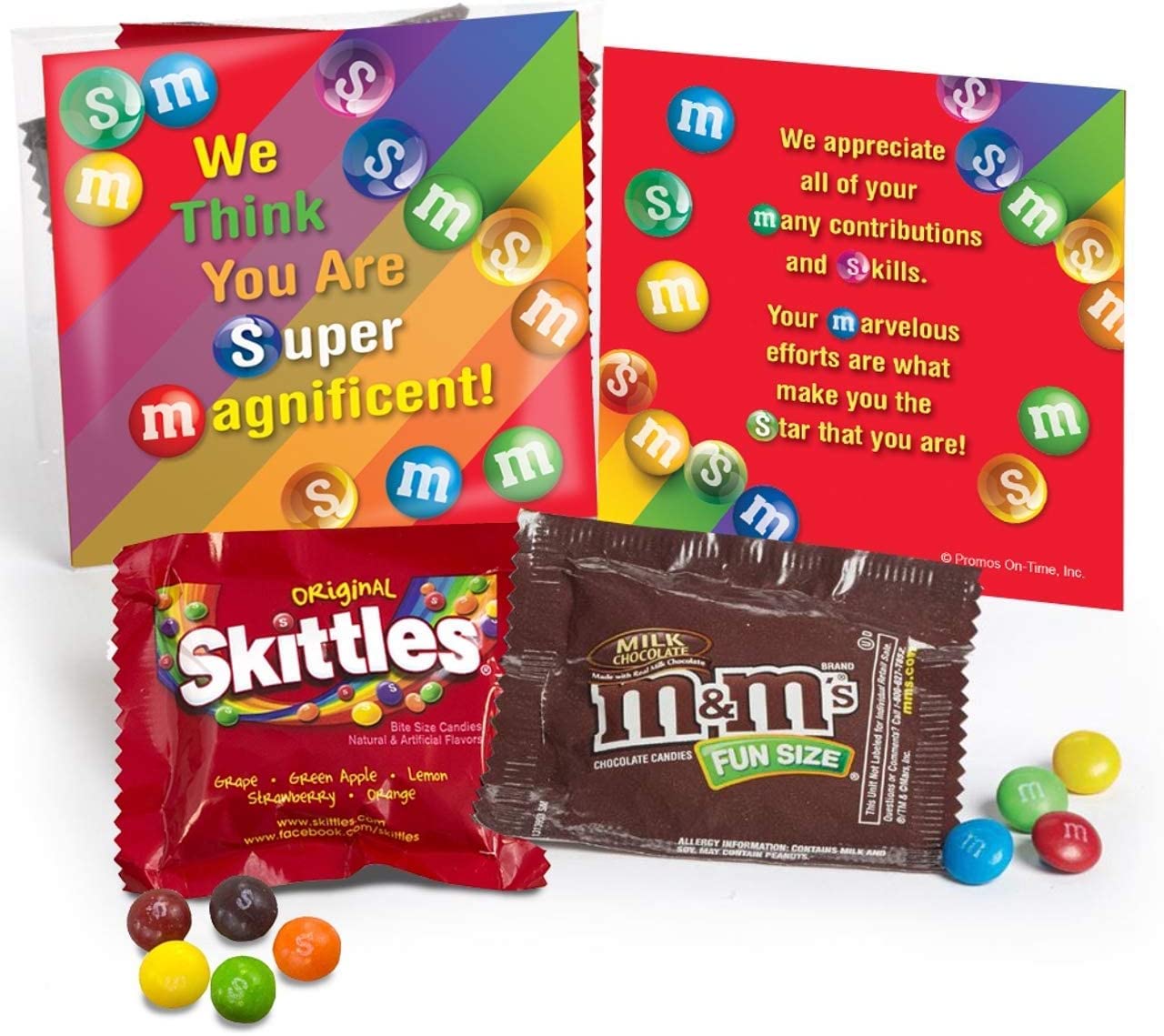 25-Pack Employee Appreciation Gift Box - Motivational Candy Treat Kits for Staff Recognition Awards, Team Building & Workplace Encouragement