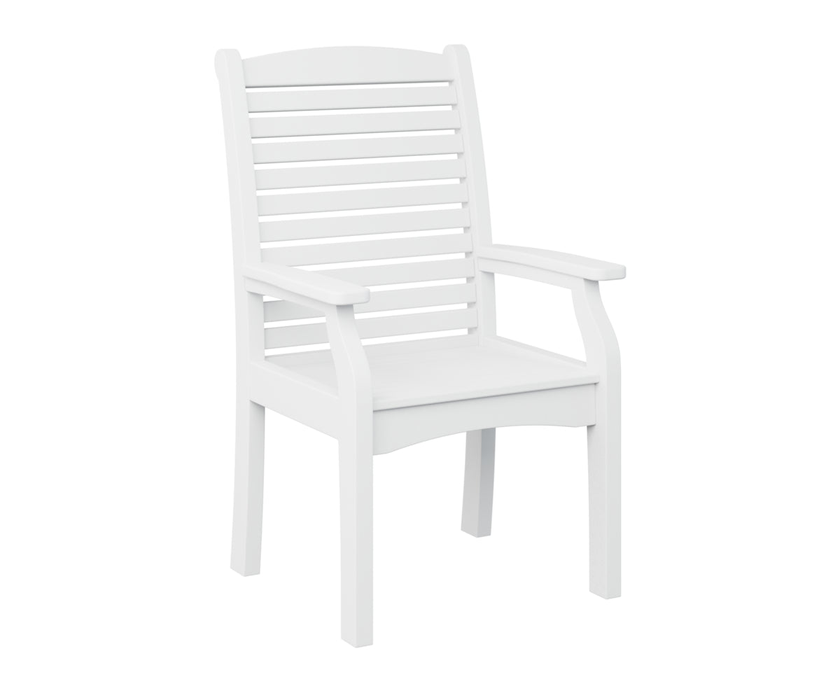 Berlin Gardens Classic Terrace Dining Chair - Weather-Resistant Outdoor Patio Furniture for Garden, Deck, and Poolside Use