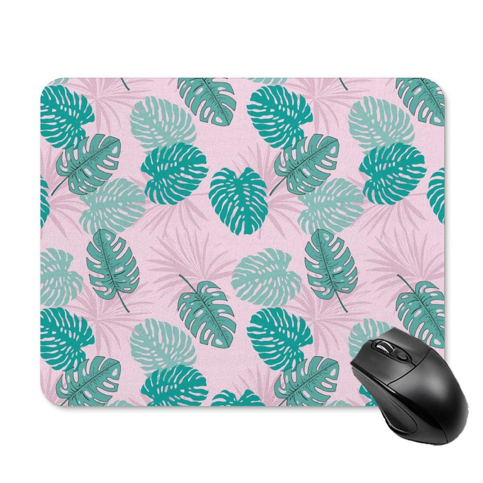 Premium Tropical Monstera Leaf Design Mouse Pad - Non-Slip, Waterproof Gaming & Office Mouse Mat (20x25cm) - Durable Desk Accessory for Home, Work & PC Gaming Setup