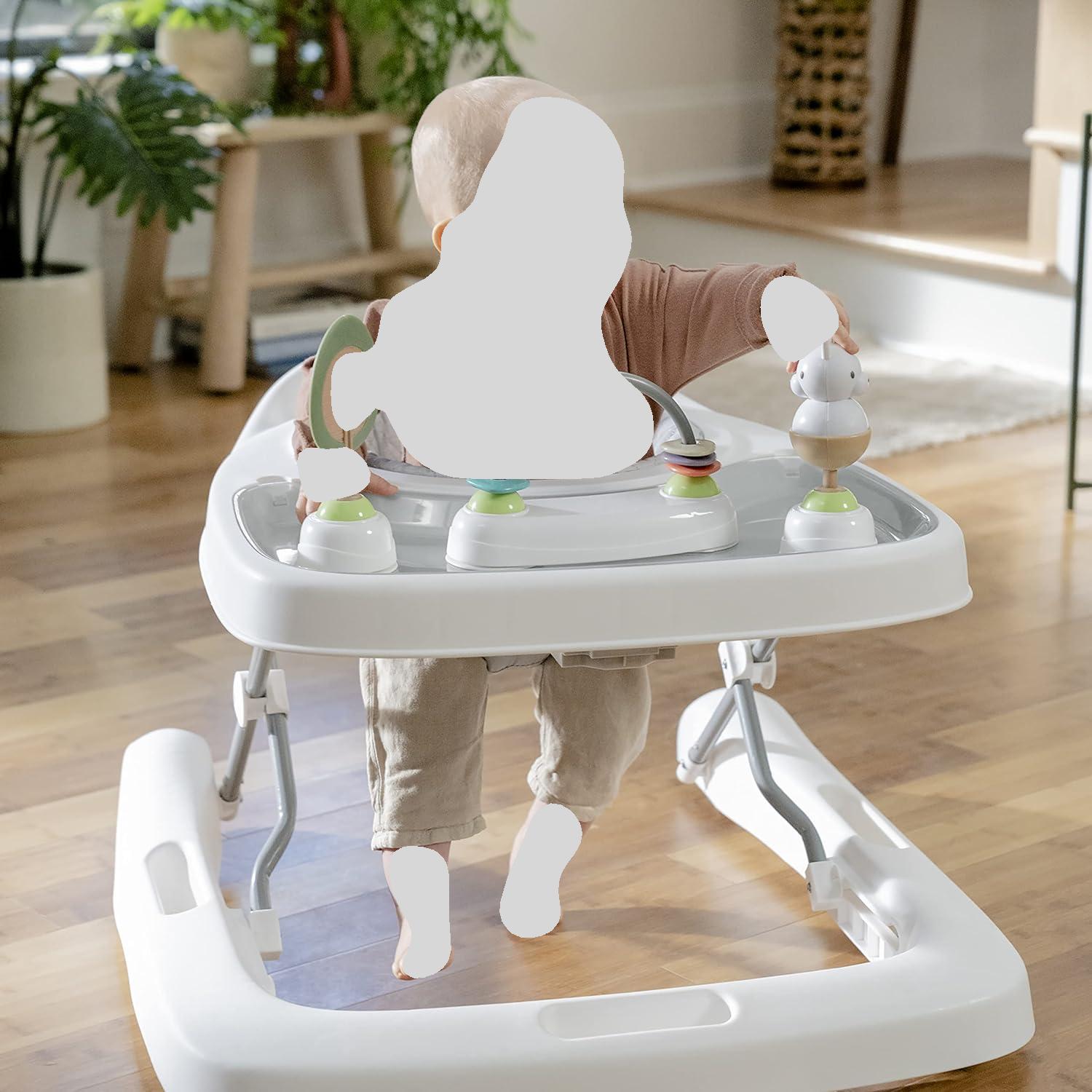 Ingenuity Step & Sprout 3-in-1 Baby Activity Walker - Convertible Infant to Toddler Learning Toy for Home Play & Early Development