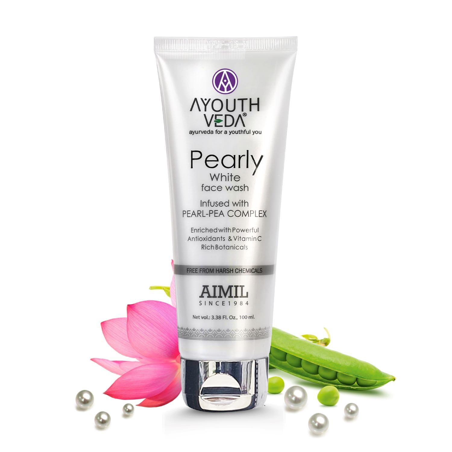 AYouthveda Luxury Face Wash Combo for Brightening Skin - Pearly & Gold Face Wash (100ml Each) | Glowing Complexion | Perfect for Daily Skincare & Special Occasions