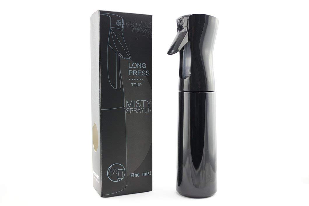 SALONBEAUTY Professional Continuous Fine Mist Spray Bottle - 300ml Hair & Face Water Sprayer for Salon, Travel & Home Use