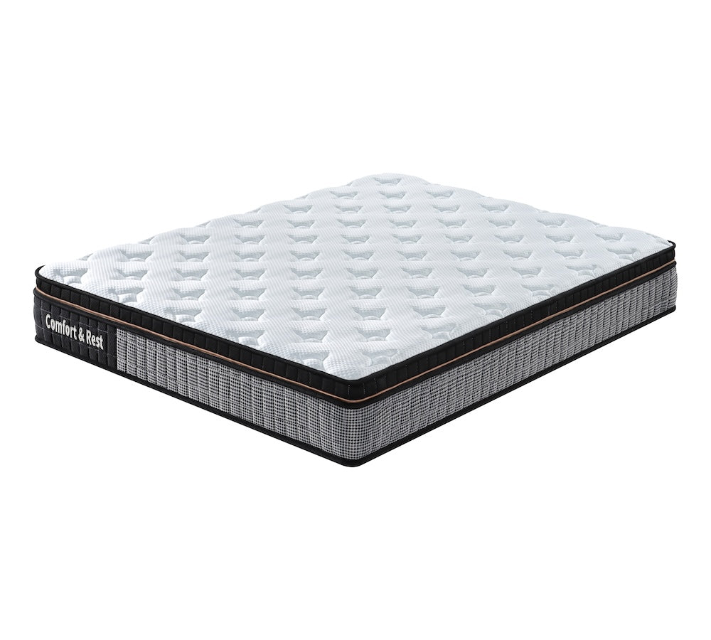 Premium Queen Size Pocket Springs Mattress for Ultimate Comfort & Support - Perfect for Bedrooms, Guest Rooms & Vacation Homes