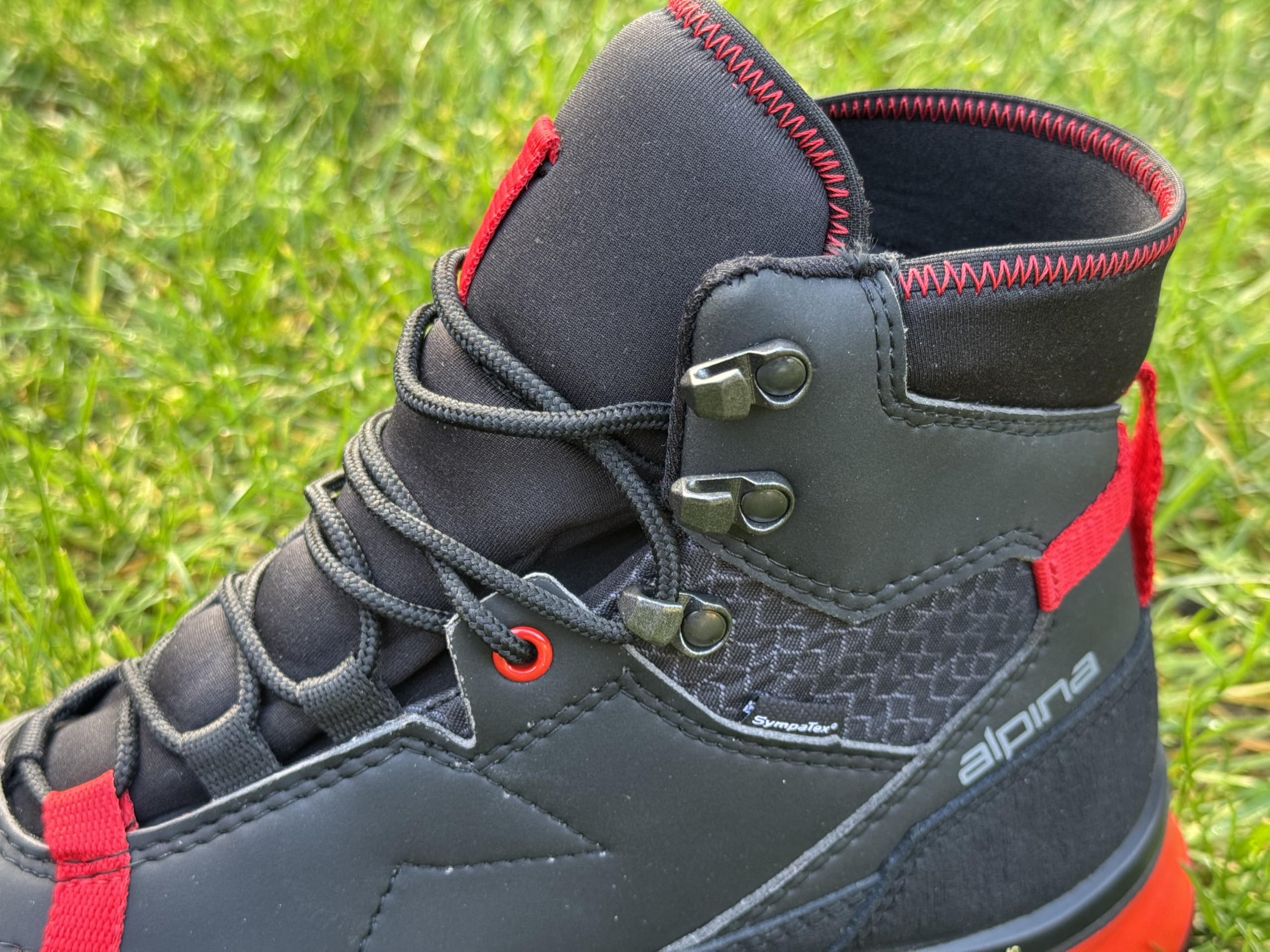 Alpina Men's Waterproof Hiking Boots - Premium Performance Microfiber Upper with Sympatex & Vibram Sole - Made in Europe - Ideal for Outdoor Adventures, Trekking, and Mountain Climbing