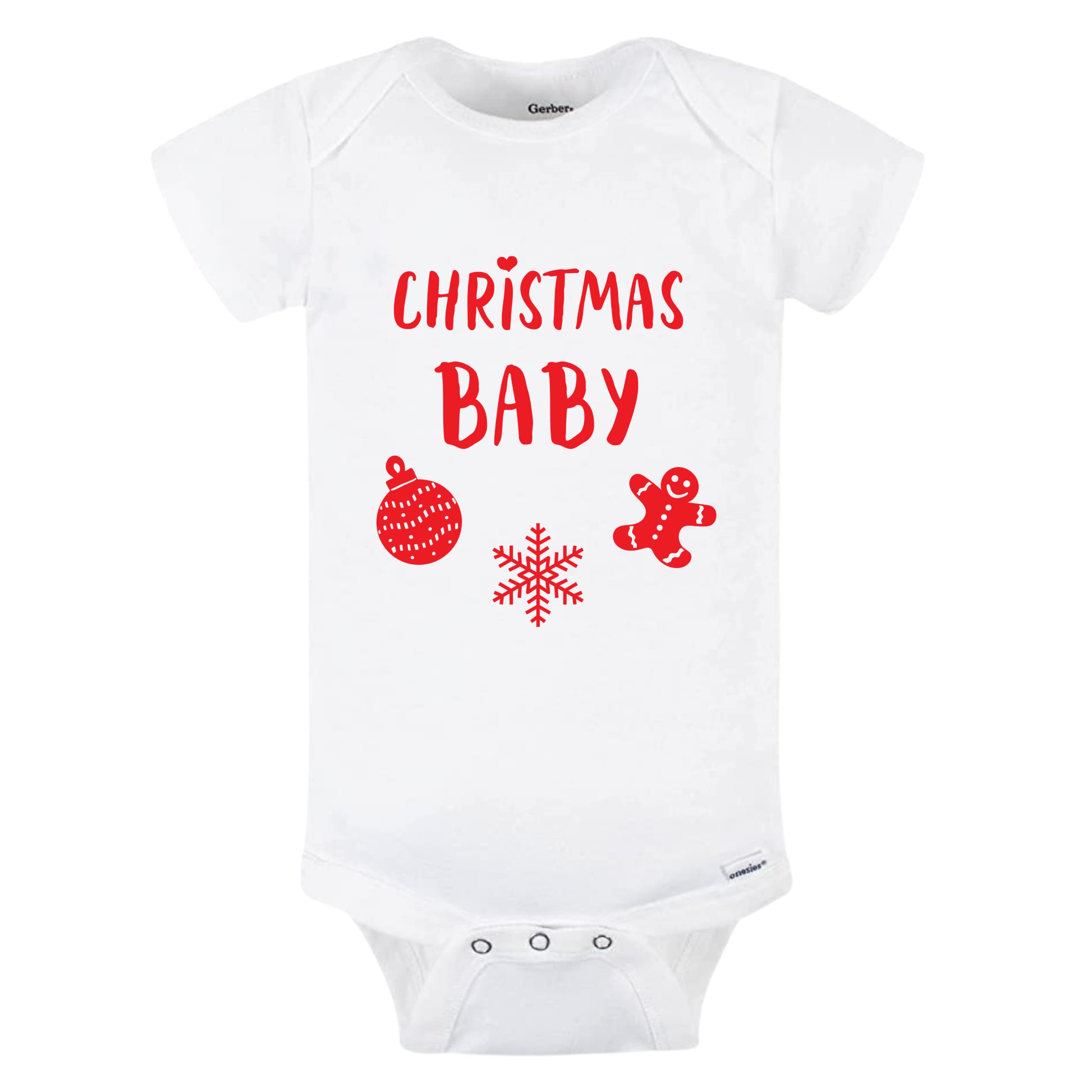 Adorable Christmas Baby Onesie for Newborn & Toddler - My First Holiday Outfit for Infant Girls | Perfect for Christmas Photos, Family Gatherings & New Year Celebrations