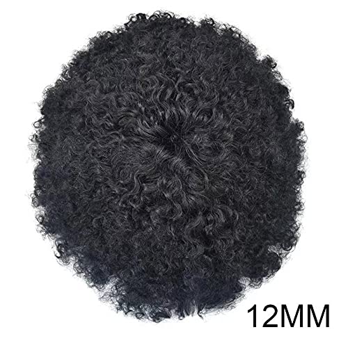 #1Jet Black-12mm Afro Wave Curl