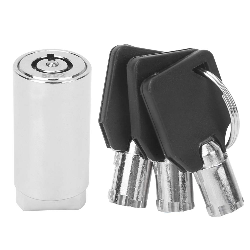 High Security Vending Machine Lock - Zinc Alloy Single Key Cylinder Lock with Keys for Snack & Coffee Vending Machines | Durable Replacement for Commercial Vending Equipment