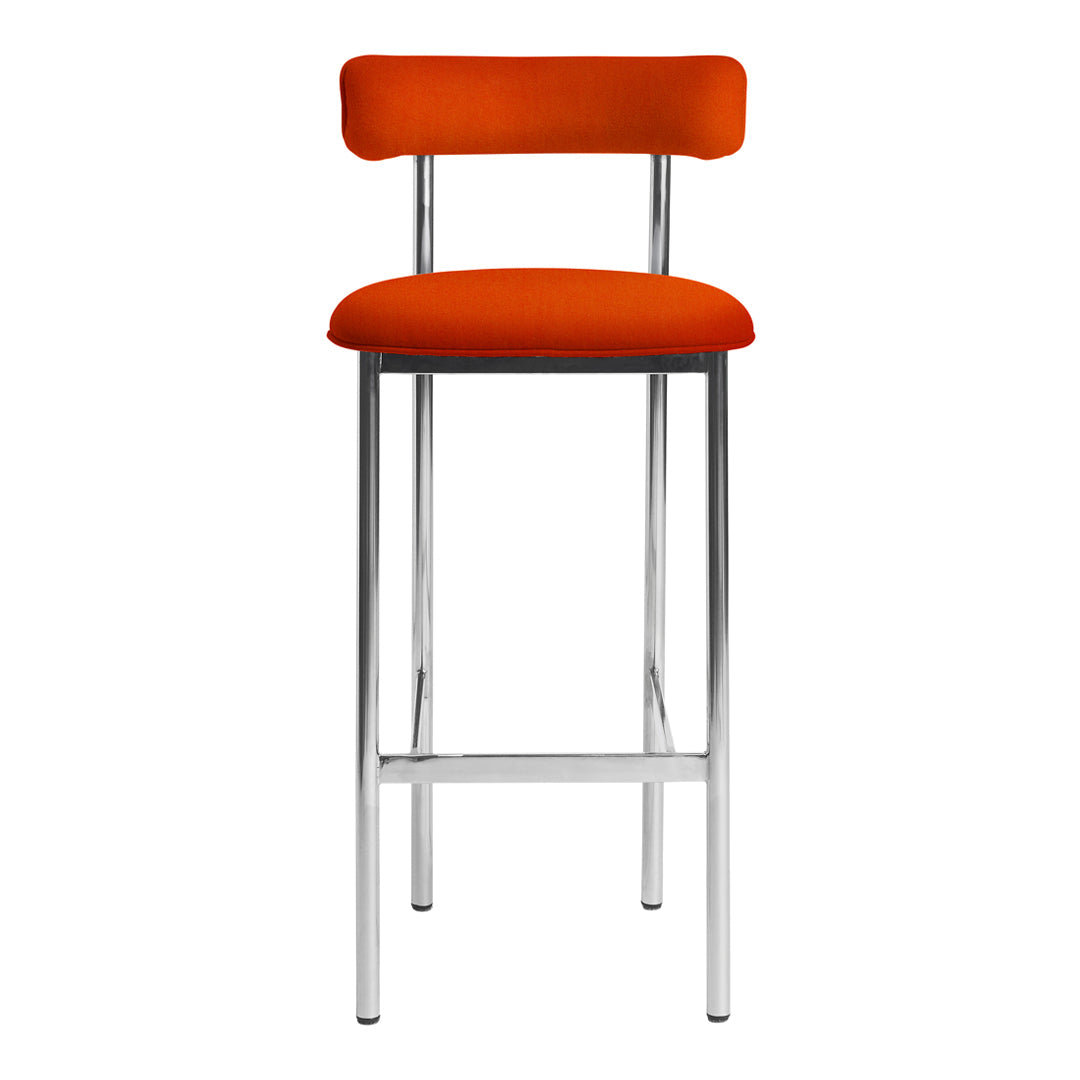 Modern Font Counter Stool - Adjustable Height Bar Stool with Backrest for Kitchen Island, Breakfast Nook & Home Bar - Comfortable Dining & Seating Solution