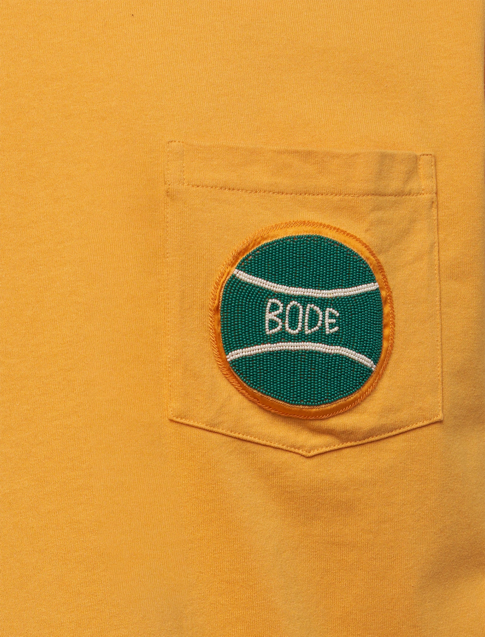 Bode New York Pocket Tee - Premium Cotton Short Sleeve T-Shirt for Men & Women - Casual Everyday Wear for Outings & Relaxation