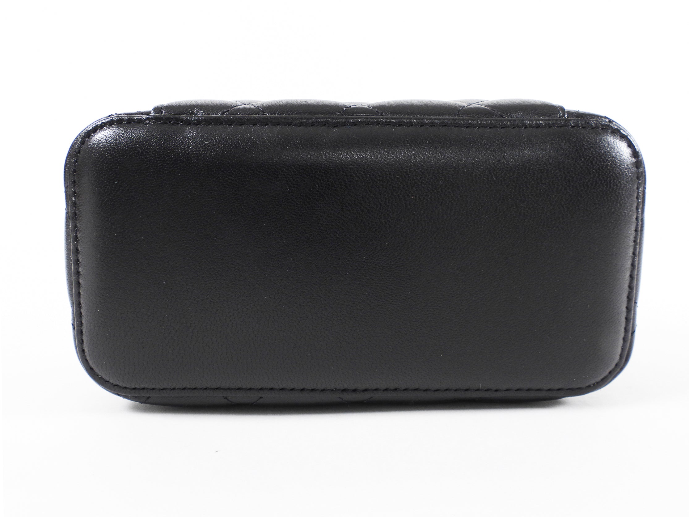 Chanel 21S Black Lambskin Classic Vanity Bag with Chain - Luxury Crossbody Purse for Women, Perfect for Evening Parties & Date Nights