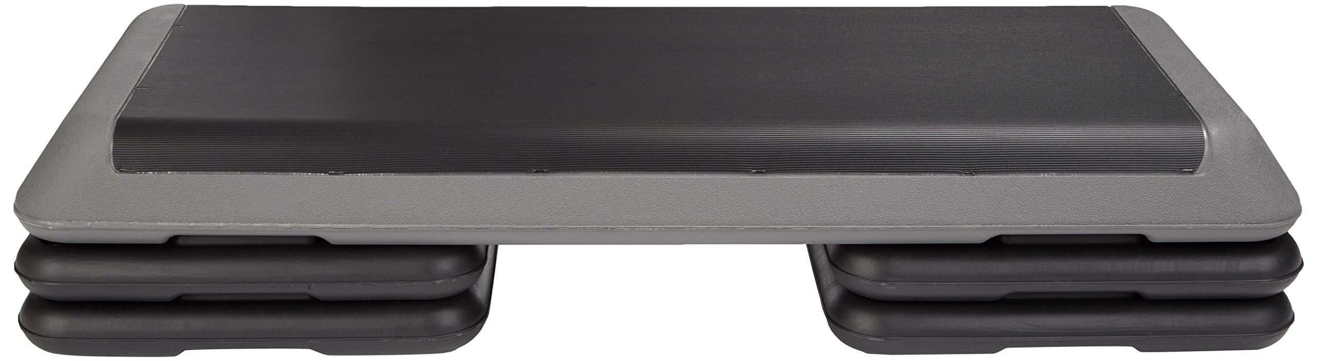 Sammons Preston 56748 Aerobic Step Platform - Adjustable Workout Stepper for Home Gym, Cardio & Fitness Training - Perfect for Step Aerobics, HIIT & Strength Exercises