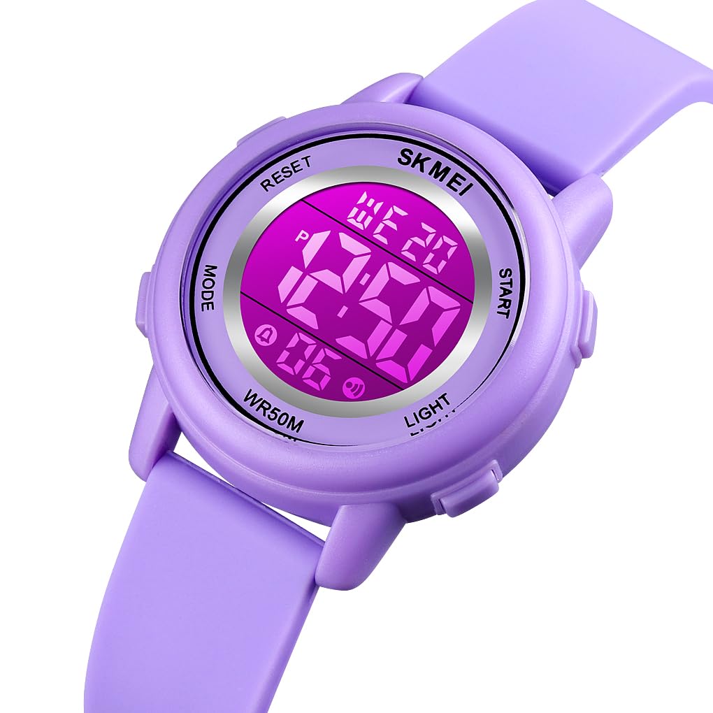 MASTOP LED Digital Sports Watch with Stopwatch, Calendar, 5Bar Waterproof - Multifunctional Wristwatch for Running, Swimming & Outdoor Activities