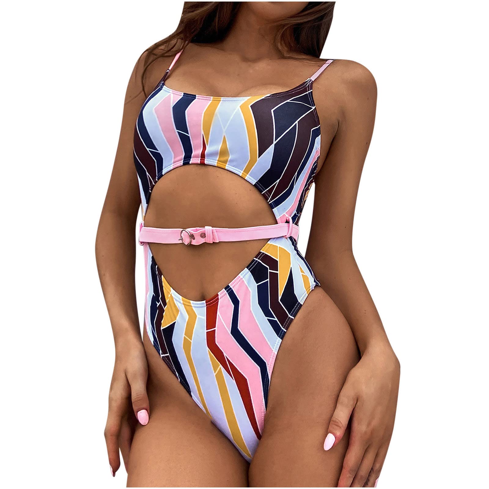 Trendy Women's Sexy Swimsuit Set - Graphic One Piece & Bikini Swimsuit for Women | Beach Vacation, Pool Party, Summer Fashion 2023