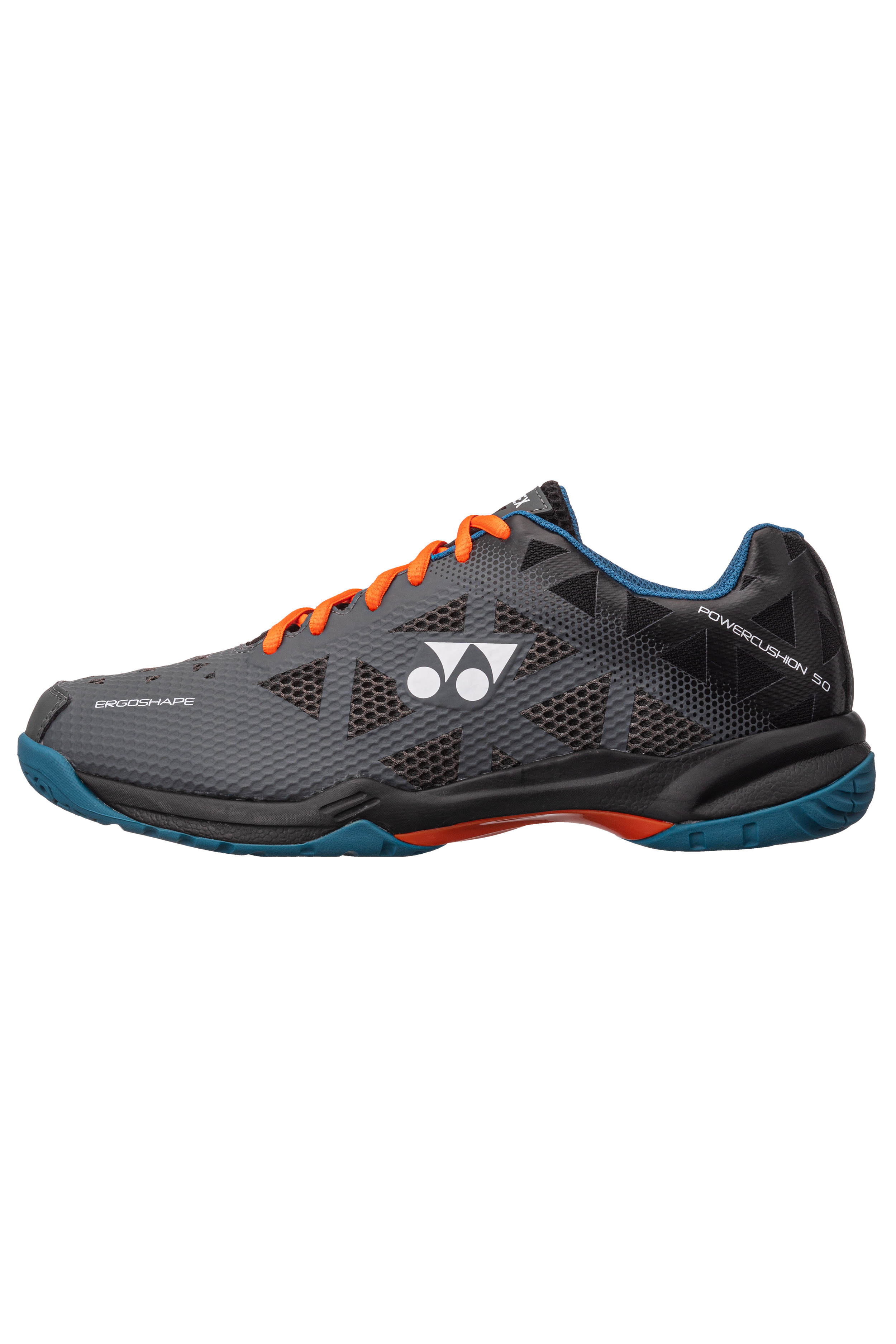 Yonex Power Cushion 50 (PC 50) Unisex Badminton Shoes for Men & Women - Dark Gray | Lightweight Court Shoes with Cushioning Technology | Perfect for Badminton, Squash & Indoor Sports