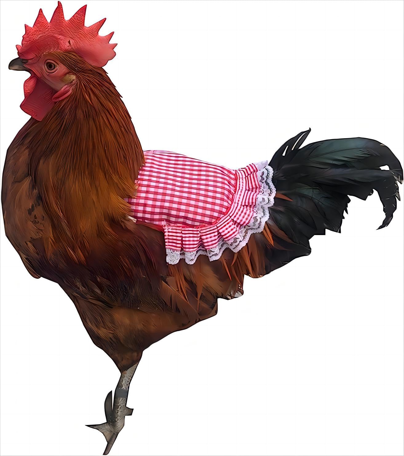 6pcs Chicken Saddles for Hens - Protective Hen Apron, Poultry Saver Vest, Chicken Protector Clothes for Backyard Flock (Ideal for Preventing Feather Loss & Pecking Injuries) - Perfect for Free-Range Chickens, Small Farms & Backyard Coops