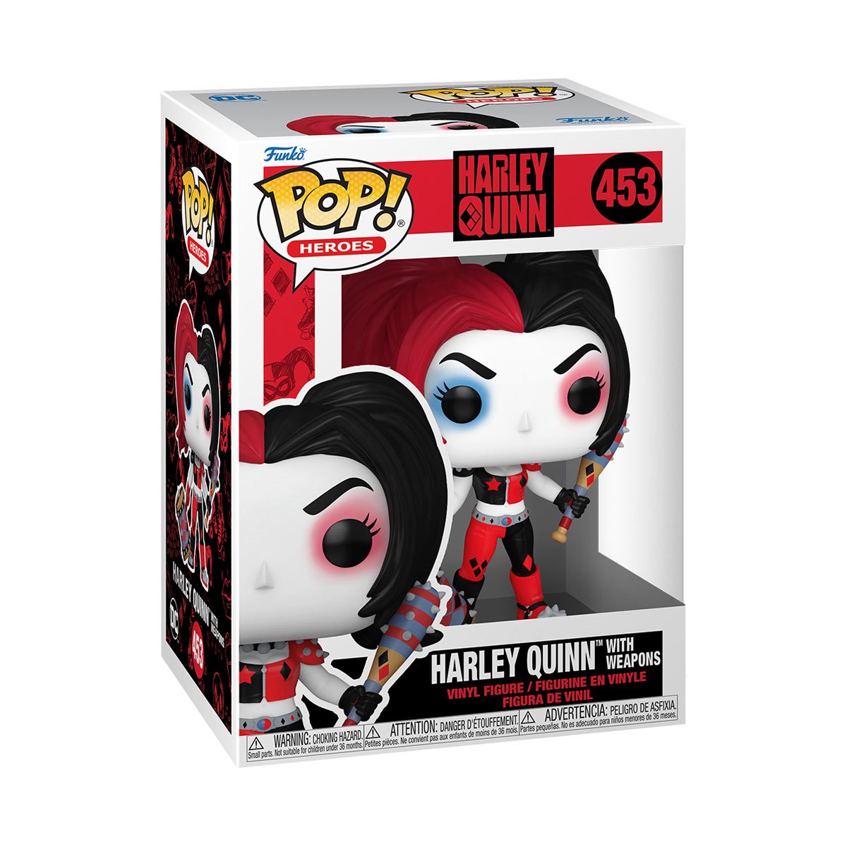 Harley Quinn Funko Pop! Vinyl Figure #453 with Accessories - Collectible DC Comics Character for Display & Gifting