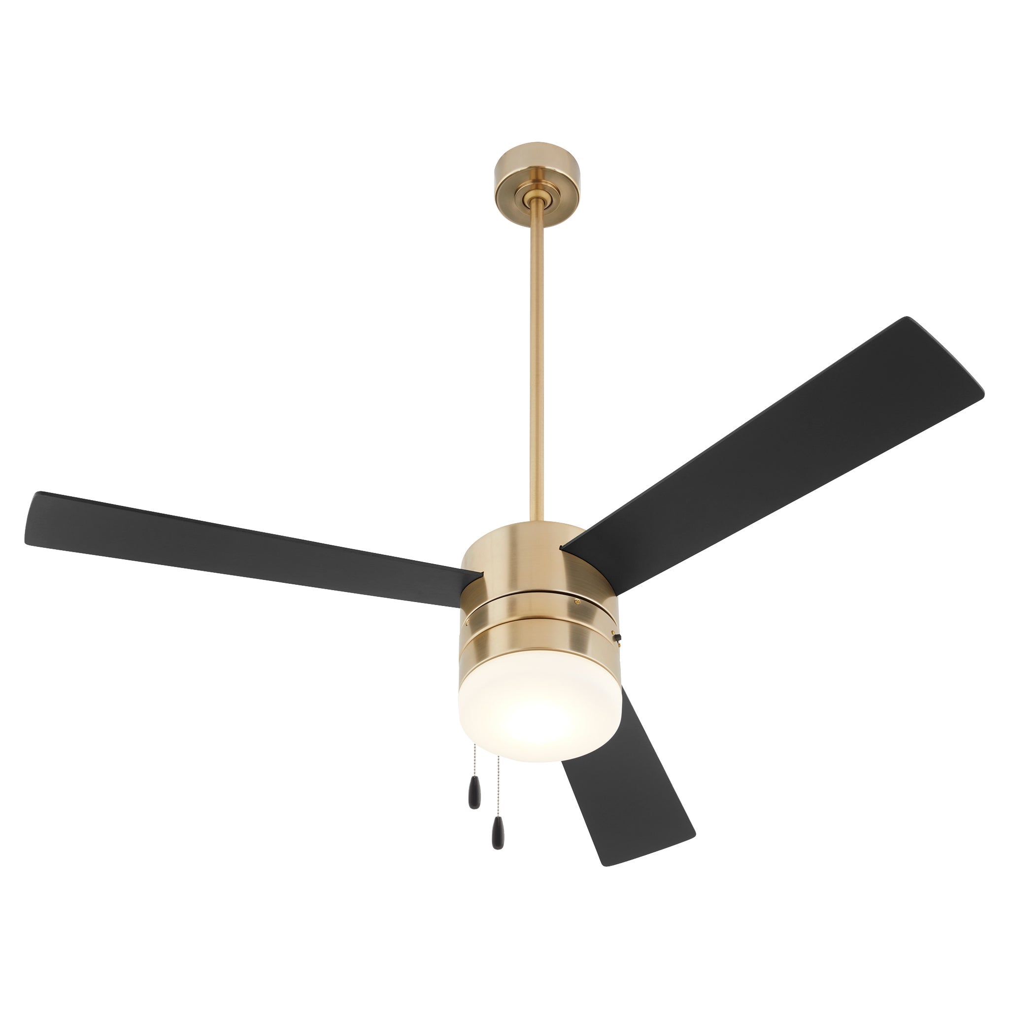 52 Inch Allegro Pull Chain Ceiling Fan with 3 Speed Reversible Motor & Optional LED Light - Perfect for Living Rooms, Bedrooms, and Outdoor Patios