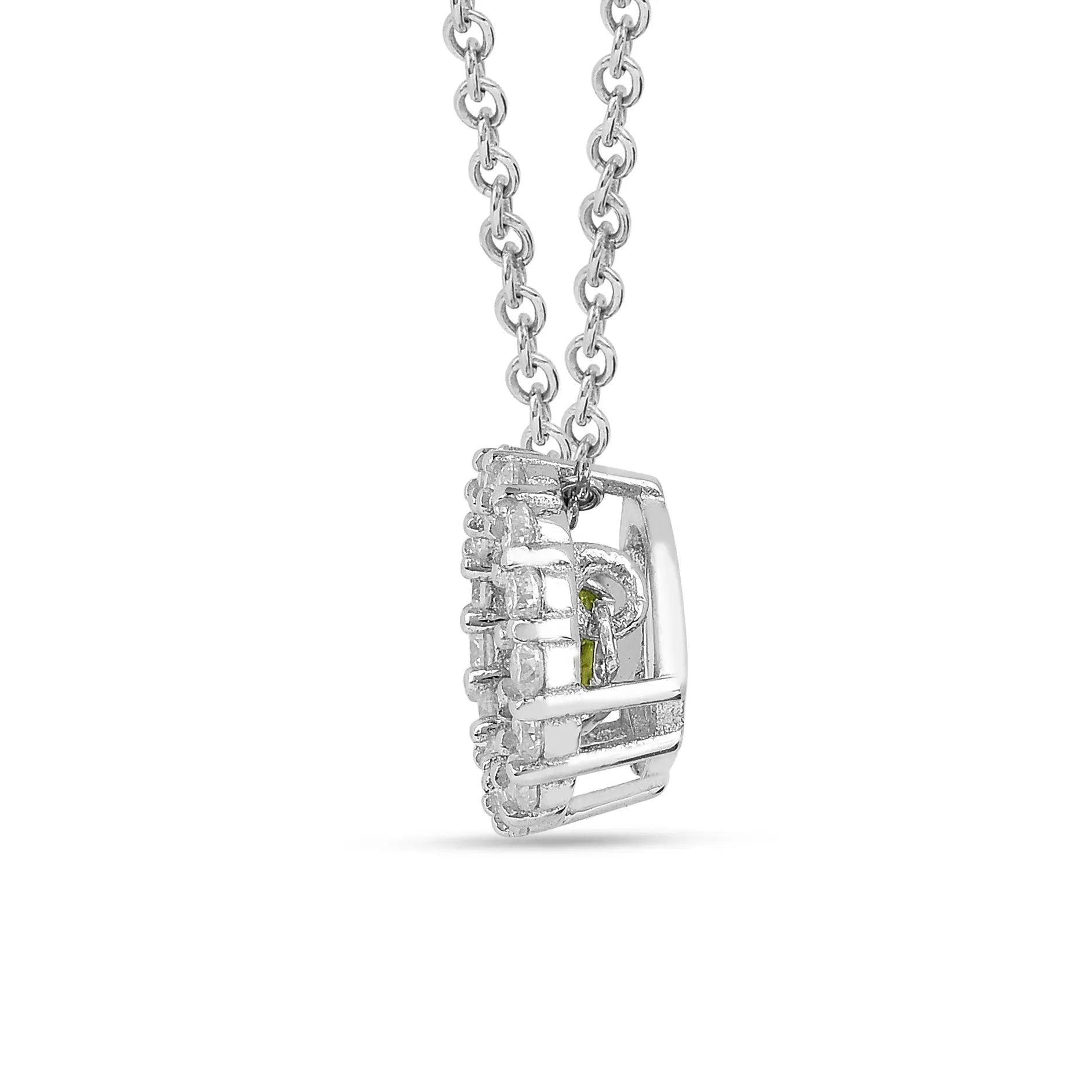 Natural Peridot Dancing Stone Necklace | Elegant Green Gemstone Jewelry for Women | Perfect for Parties, Weddings & Everyday Wear