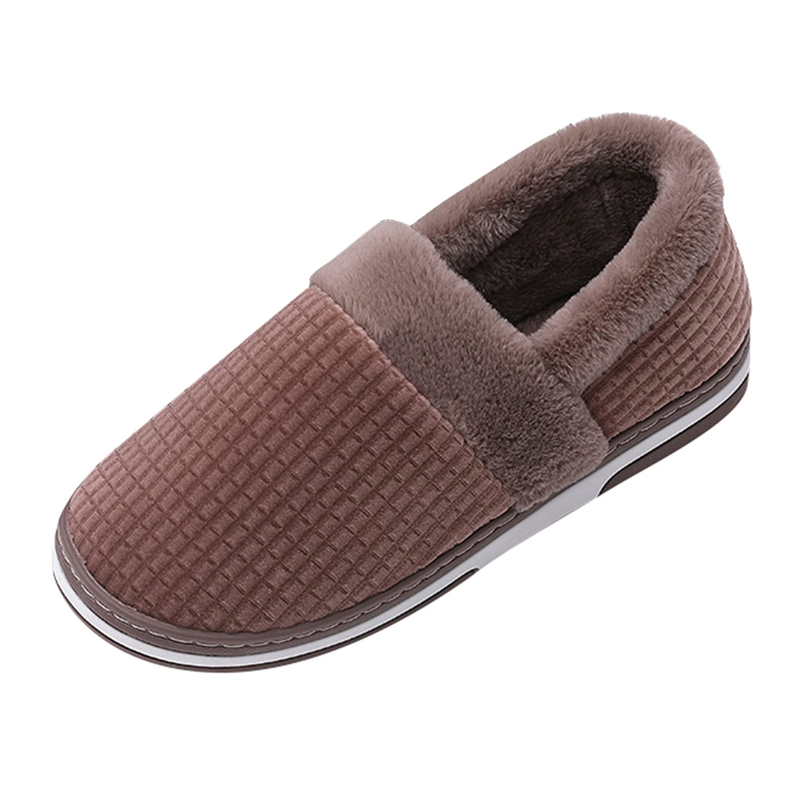 **Men's Soft Plush House Slippers - Warm Microwaveable Indoor Slippers for Comfort & Relaxation at Home**    *Perfect for lounging, working from home, or keeping feet cozy in winter.*