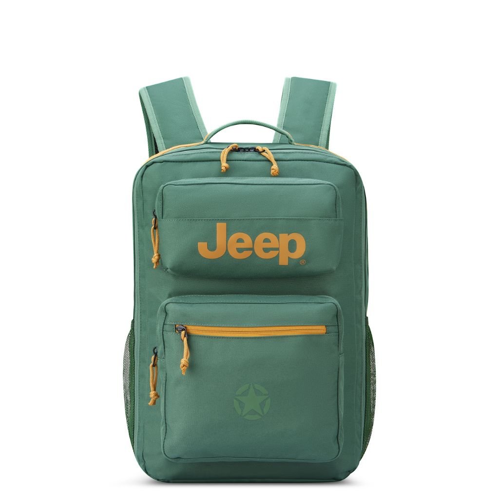 Jeep Multipurpose 15 Inch Laptop Backpack - Military Style Durable Waterproof Travel Backpack for Men & Women - Perfect for Work, School, Hiking and Outdoor Adventures