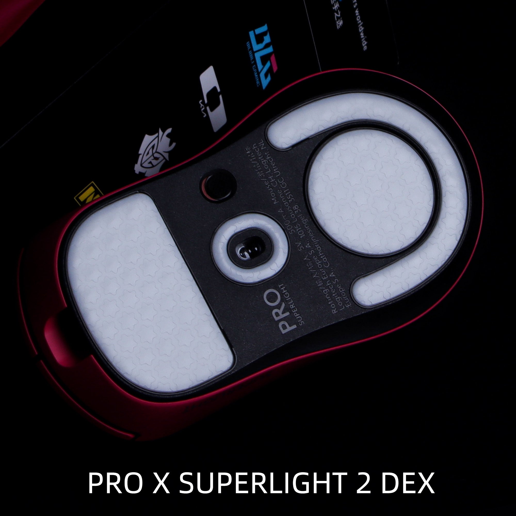 Esports Tiger SNOW Mouse Skates for Logitech G Pro X Superlight 2 - Ultra Smooth Gliding Feet for Gaming Mice - Perfect for FPS, MOBA & Esports Tournaments